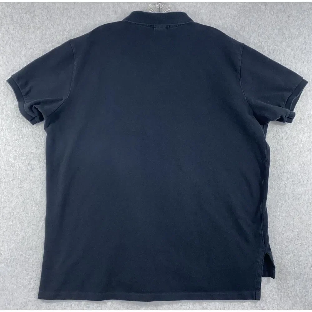 Polo Ralph Lauren 2XL‎ Men's Pony Casual Black Short Sleeve Polo Shirt XXL